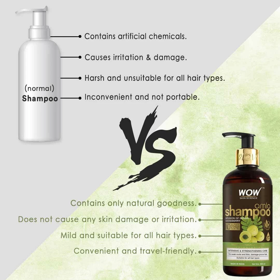 WOW Skin Science Amla Shampoo