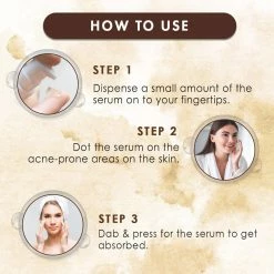 WOW Skin Science Anti Acne Face Serum - Natural Neem Leaf Oil, Tea Tree Oil, Caviar Lime Fruit Extract - Spot Therapy - No Parabens, Silicones & Fragrance - 30 Ml