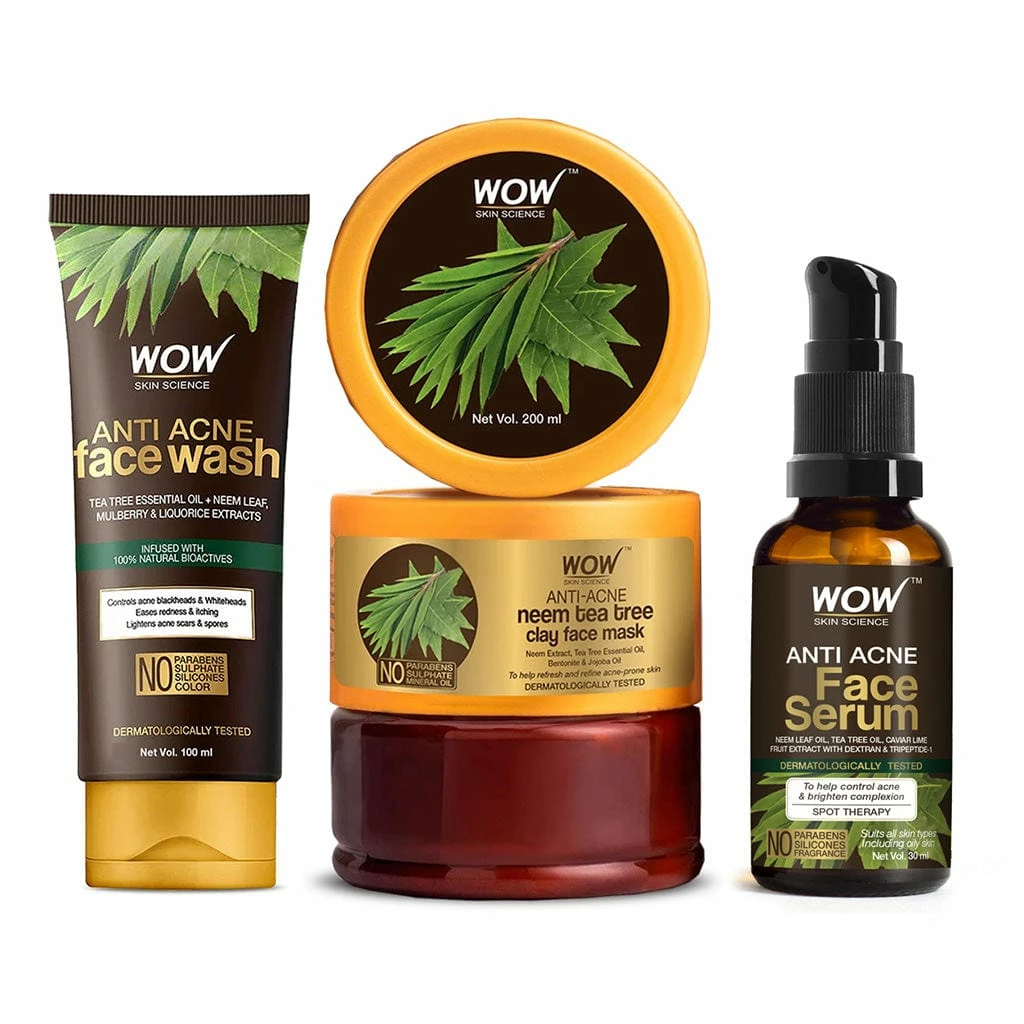 WOW Skin Science Ingredients Ultimate Anti Acne Kit