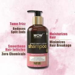 WOW Skin Science FRIZZ DEFY LUSTER - ANTI FRIZZ SHAMPOO