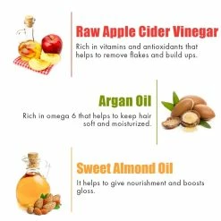 WOW Skin Science Apple Cider Vinegar Shampoo For Dandruff, Hair Growth & Hair Fall Control