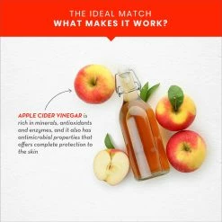 WOW Skin Science Apple Cider Vinegar 2 In 1 Face Lifting Sheet Mask - Controls Oil And Balances PH Level