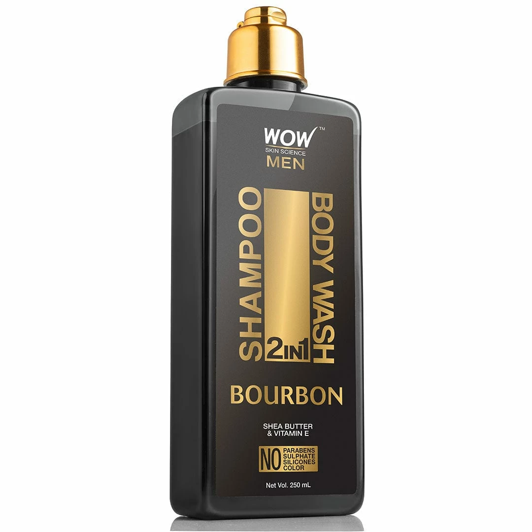 WOW Skin Science Bourbon 2-In-1 Shampoo + Body Wash Hair
