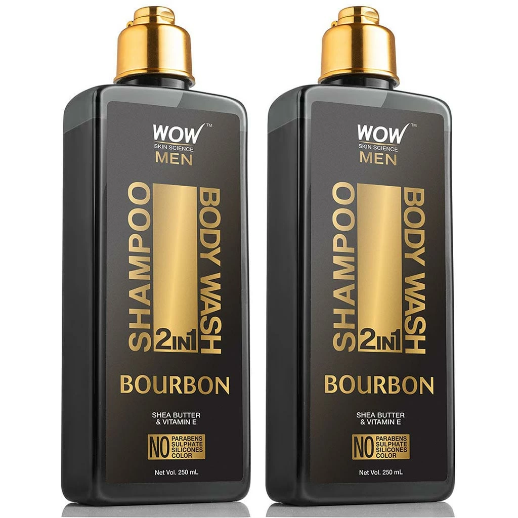 WOW Skin Science Bourbon 2-In-1 Shampoo + Body Wash Hair