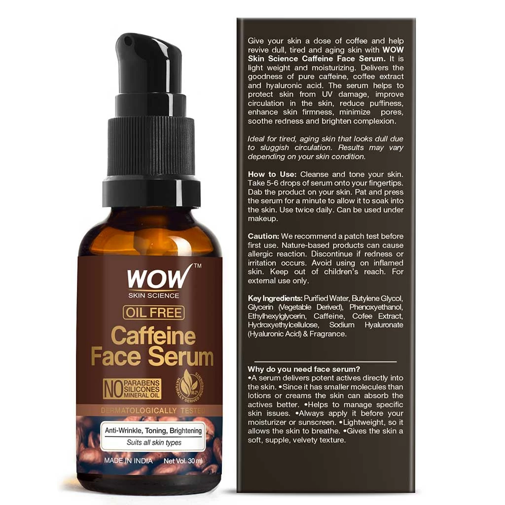 WOW Skin Science Caffeine Face Serum - 30 Ml