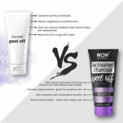 WOW Skin Science Activated Charcoal Peel Off Mask