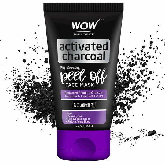 WOW Skin Science Activated Charcoal Peel Off Mask