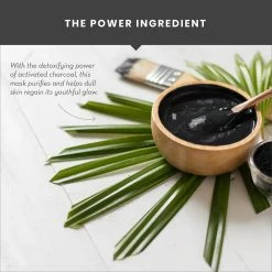 Wow Skin Science Activated Charcoal Face Lifting Sheet Mask - For Skin Purification And Skin Hydration