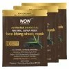 Wow Skin Science Activated Charcoal Face Lifting Sheet Mask - For Skin Purification And Skin Hydration
