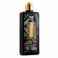 WOW Skin Science Hair Charcoal 2-In-1 Shampoo + Body Wash