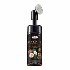 Wow Skin Science Coconut Hydrating Foaming Face Wash With Built-In Face Brush - With Coconut Water - For Cleansing, Soothing Skin - No Parabens, Sulphate, Silicones & Color - 100 Ml + 50 Ml = 150 Ml