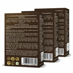 WOW Skin Science Coconut & Lemon Verbena Bathing Bar - With Coconut Oil & Lemon Verbena Oil - Pack Of 3