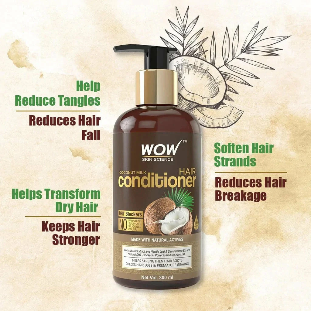 WOW Skin Science Coconut Milk Conditioner Hair