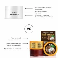 WOW Skin Science Coconut Milk Hair Mask For Dry, Frizzy And Damaged Hair - 200 Ml