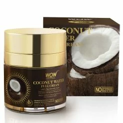 WOW Skin Science Coconut Water Full Cream With Hyaluronic Acid - For All Skin Types - 50 Ml