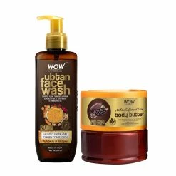 WOW Skin Science Combos Ubtan Face Wash + Arabica Coffee And Cocoa Body Butter