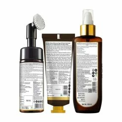 WOW Skin Science Moroccan Argan Oil 3 Kit (Face Wash + Hand & Nail Cream + Hair Oil) - Net Vol. 400 Ml
