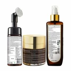 WOW Skin Science Ingredients Coconut Combo 3 Kit (Face Wash + Face Cream + Micellar Water) - Net Vol. 400 Ml