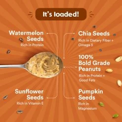 WOW Skin Science Creamy Unsweetened Peanut Butter - 500 Gm Nutrition