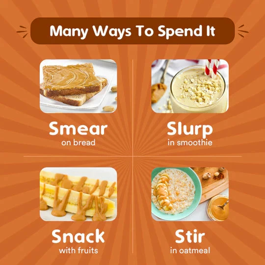 WOW Skin Science Crunchy Unsweetened Peanut Butter - 500 GM