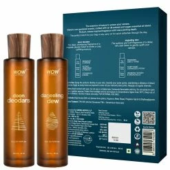 WOW Skin Science Eau De Parfum Doon Deodars & Darjeeling Dew - All Day Fragrance, Long Lasting & Unisex Perfume - Pack Of 2, 30ml X 2 Gift Sets
