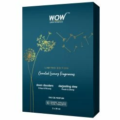 WOW Skin Science Eau De Parfum Doon Deodars & Darjeeling Dew - All Day Fragrance, Long Lasting & Unisex Perfume - Pack Of 2, 30ml X 2 Gift Sets