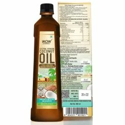 WOW Life Science Extra Virgin Coconut Oil (Cold Pressed)