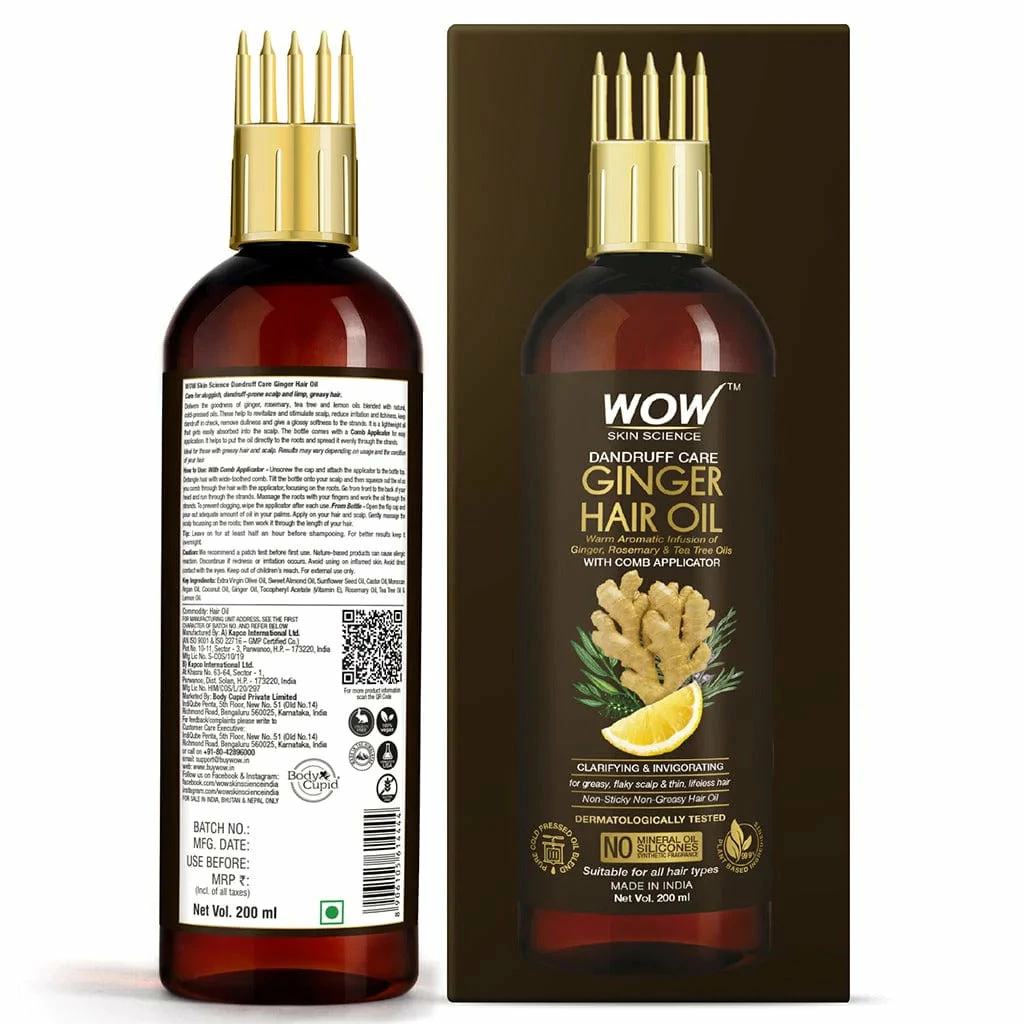 WOW Skin Science Ginger Hair Oil