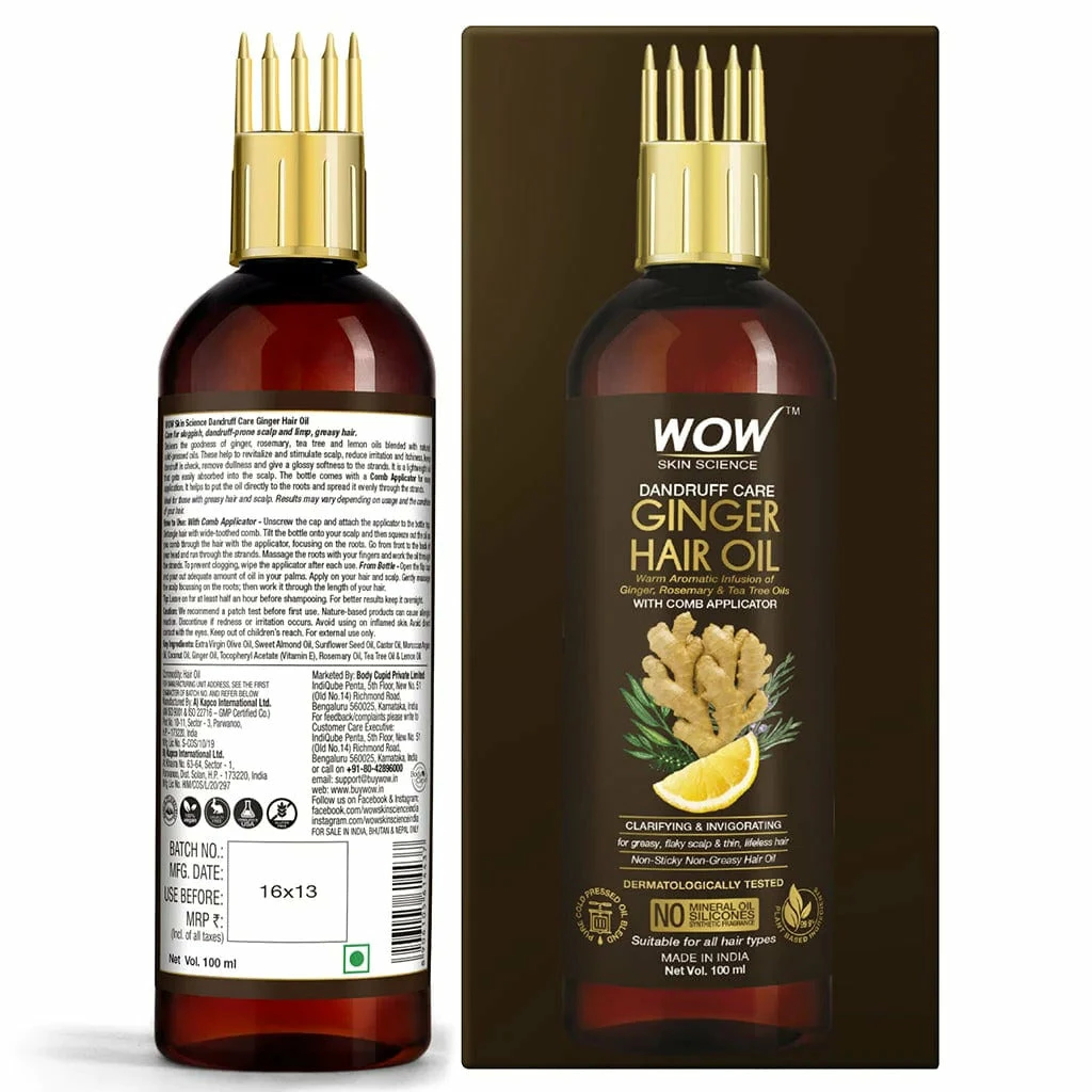 WOW Skin Science Ginger Hair Oil