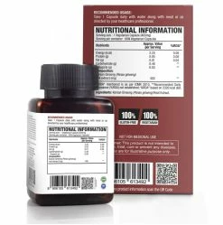 WOW Life Science Korean Ginseng Root Extract Capsules - 400 MG - 60 Vegetarian Caps