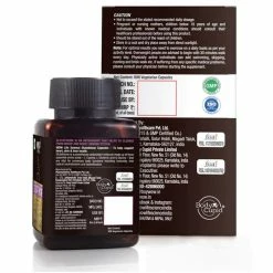 WOW Life Science Nutrition Glutathione Capsules With Milk Thistle Extract 500 Mg - 30 Vegetarian Caps