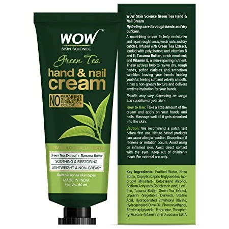 WOW Skin Science Green Tea Hand & Nail Cream