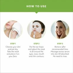 WOW Skin Science Hemp Natural Cupra Fiber Face Lifting Sheet Mask - Prevents UV Damage And Repairs Skin Barrier