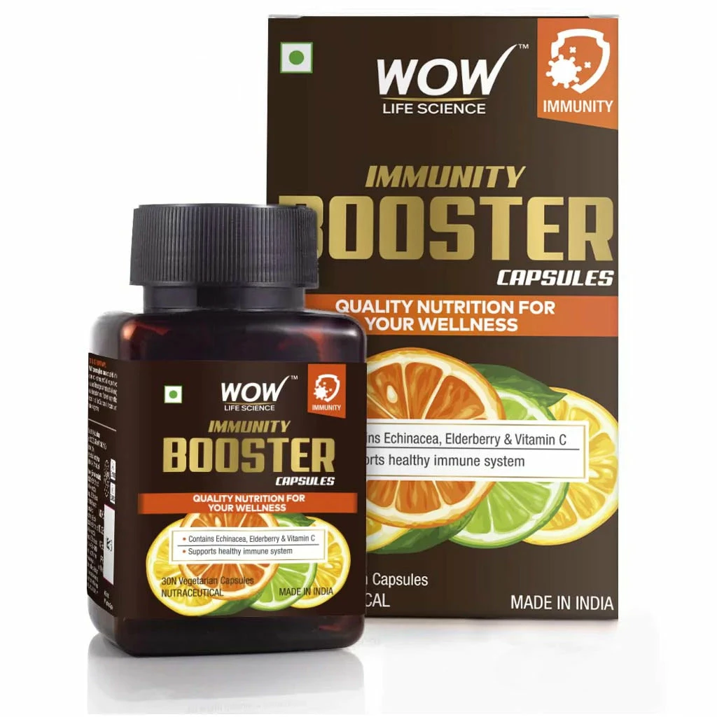 WOW Life Science Nutrition Immunity Booster Capsules - Support Healthy Immune System