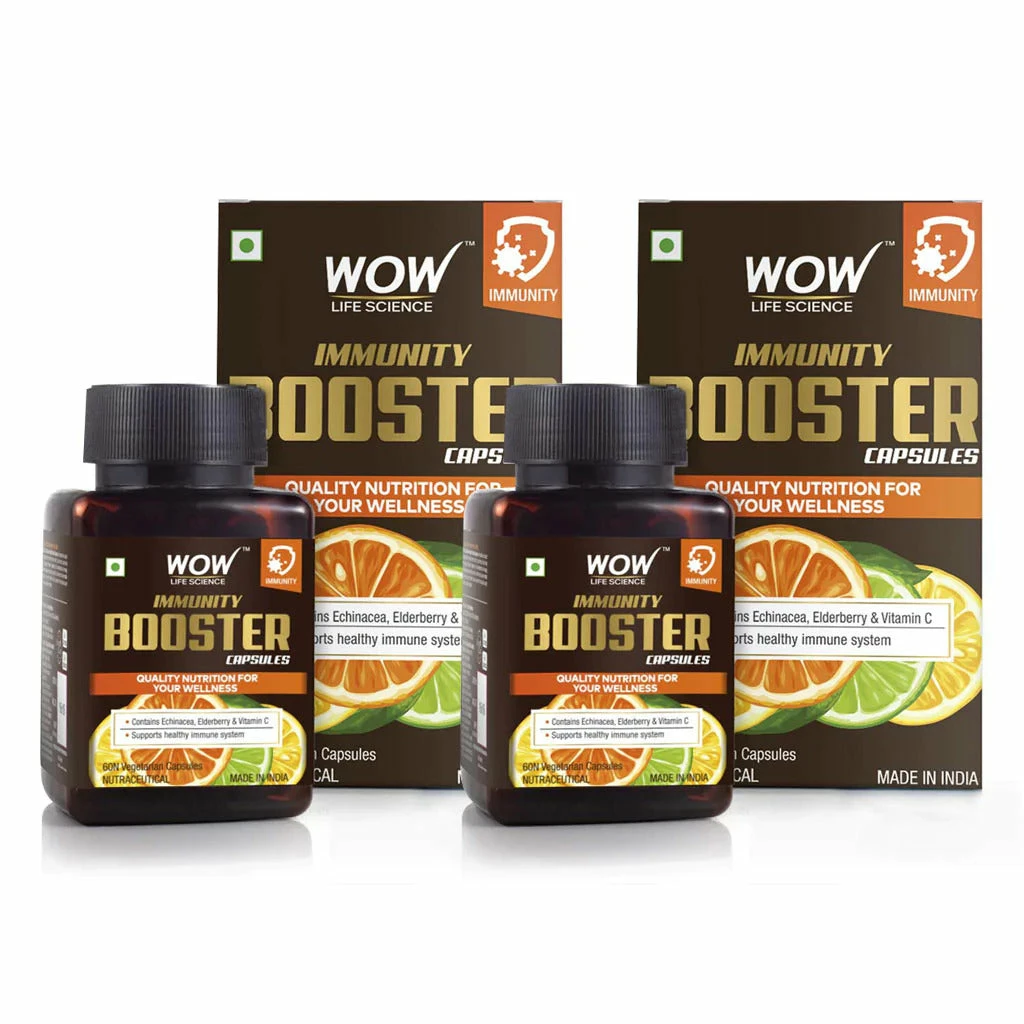 WOW Life Science Nutrition Immunity Booster Capsules - Support Healthy Immune System