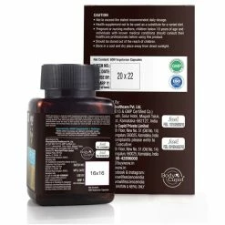 WOW Life Science Nutrition L-Arginine Amino Acid Capsules 500mg - 60 Vegetarian Caps