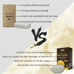 WOW Skin Science Mango Butter Bathing Bar - With Mango Butter - Pack Of 3