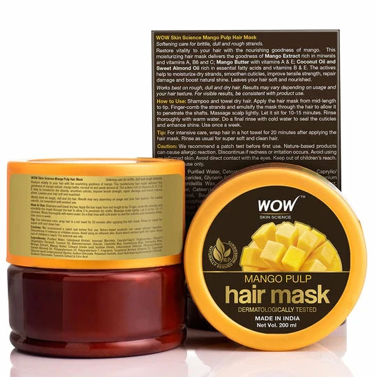 WOW Skin Science Mango Hair Mask For Healthy Hair - 200mL