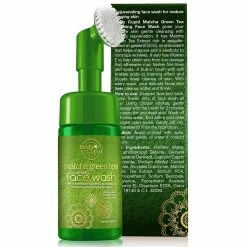 Matcha Green Tea Foaming Face Wash (with Built-in-brush) By Body Cupid - 100 Ml