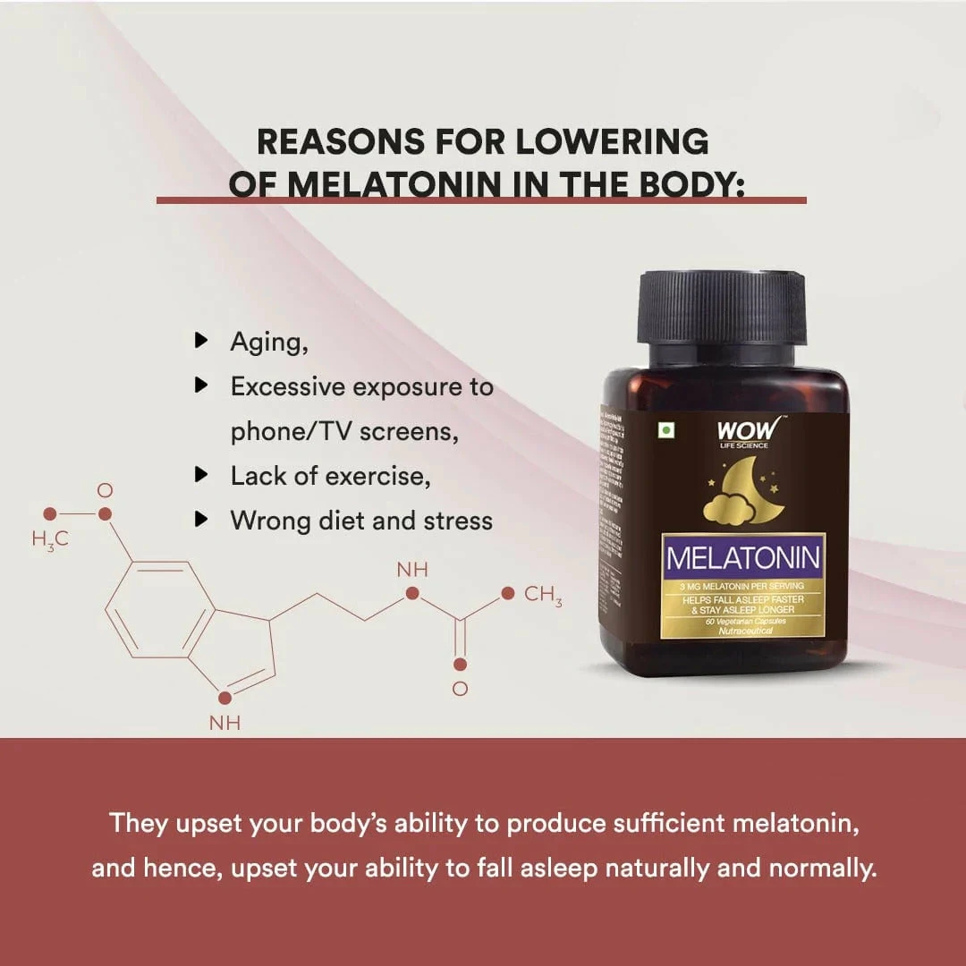 WOW Life Science Melatonin Capsules
