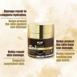 WOW Skin Science 10 In 1 Active Day Cream No Parabens & Mineral Oil Day Cream - 50 Ml