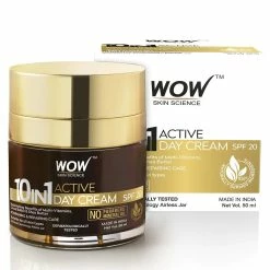 WOW Skin Science 10 In 1 Active Day Cream No Parabens & Mineral Oil Day Cream - 50 Ml