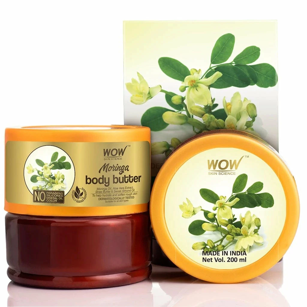 WOW Skin Science Bath & Body Moringa Body Butter - 200 Ml