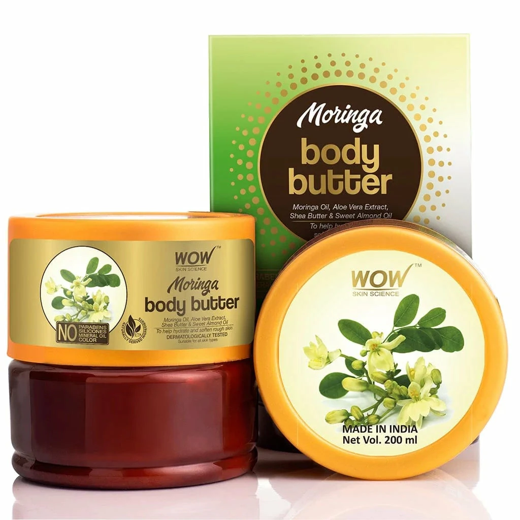 WOW Skin Science Bath & Body Moringa Body Butter - 200 Ml