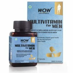 WOW Life Science Multivitamin Capsules For Men Nutrition