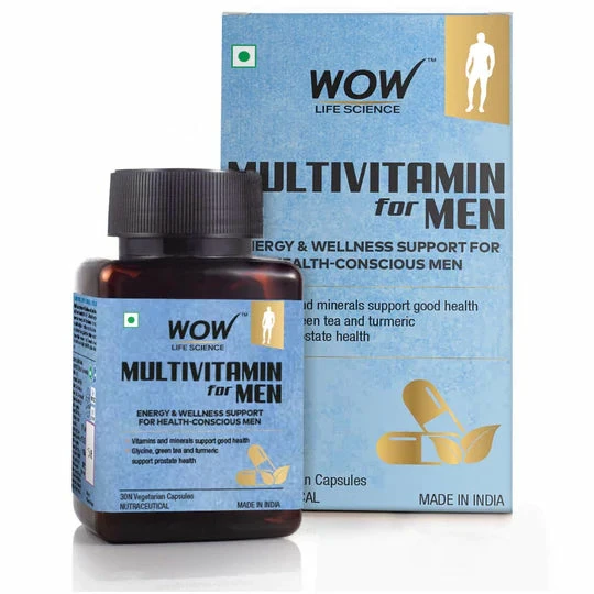 WOW Life Science Multivitamin Capsules For Men Nutrition
