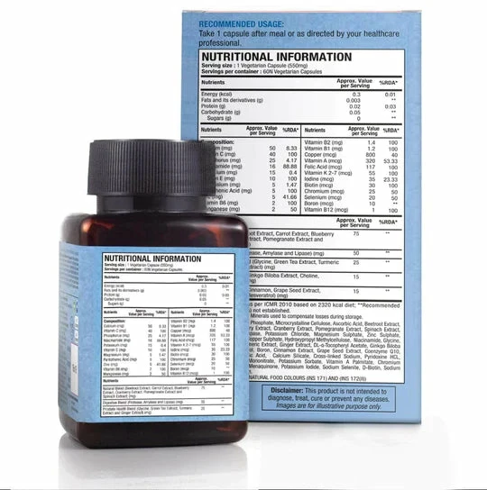 WOW Life Science Multivitamin Capsules For Men Nutrition