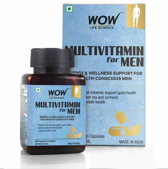 WOW Life Science Multivitamin Capsules For Men Nutrition