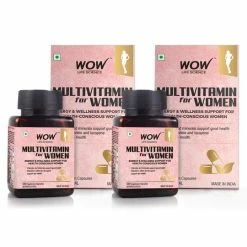 WOW Life Science Multivitamin Capsules For Women Nutrition