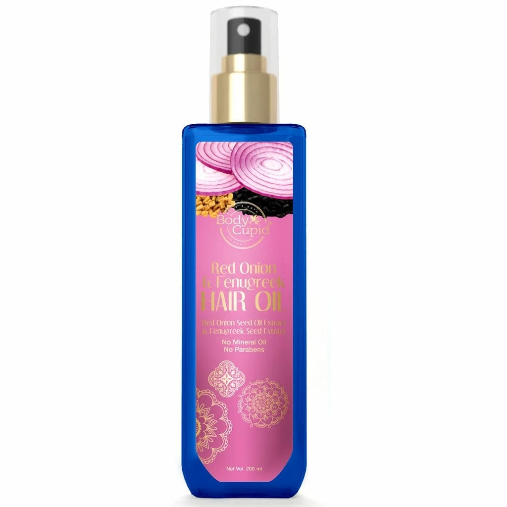 Red Onion And Fenugreek Seed Extract Hair Oil By Body Cupid - 200 Ml